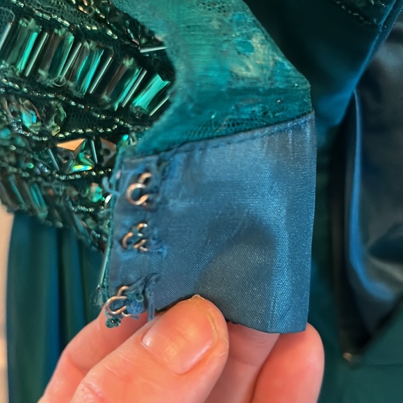 Sherri Hill long formal gown/ 2 piece - Picture 3 of 8